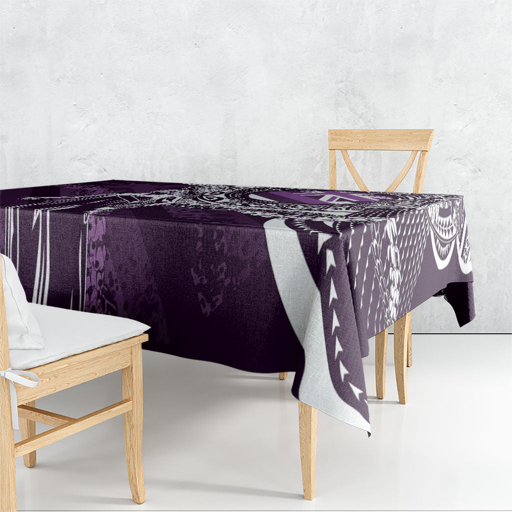 Hawaii Queen Liliuokalani Tablecloth Hawaiian Maile Lei Flag Style LT05 - Polynesian Pride