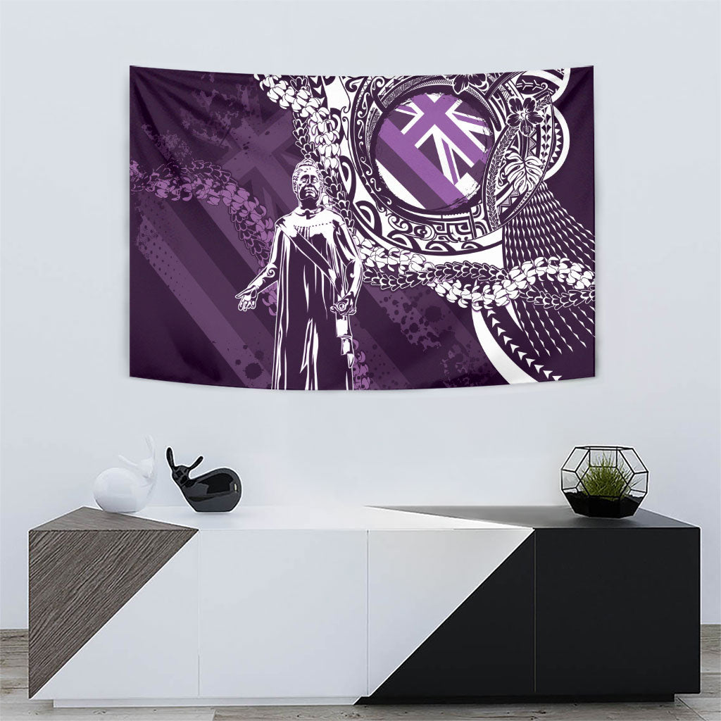 Hawaii Queen Liliuokalani Tapestry Hawaiian Maile Lei Flag Style LT05 - Polynesian Pride