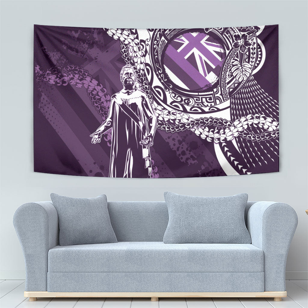 Hawaii Queen Liliuokalani Tapestry Hawaiian Maile Lei Flag Style LT05 - Polynesian Pride