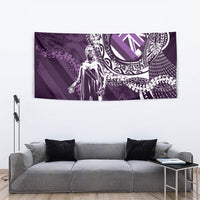 Hawaii Queen Liliuokalani Tapestry Hawaiian Maile Lei Flag Style LT05 - Polynesian Pride