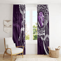 Hawaii Queen Liliuokalani Window Curtain Hawaiian Maile Lei Flag Style LT05 - Polynesian Pride