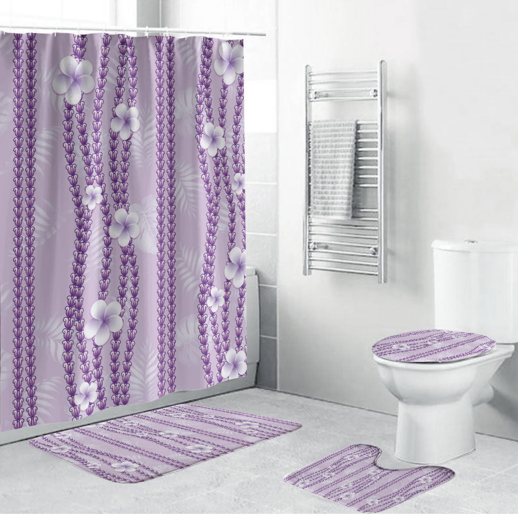 Hawaii Queen Liliuokalani Bathroom Set Lavender Lei Pua Kalaunu LT05 Bathroom Set (4 pcs) Lavender - Polynesian Pride