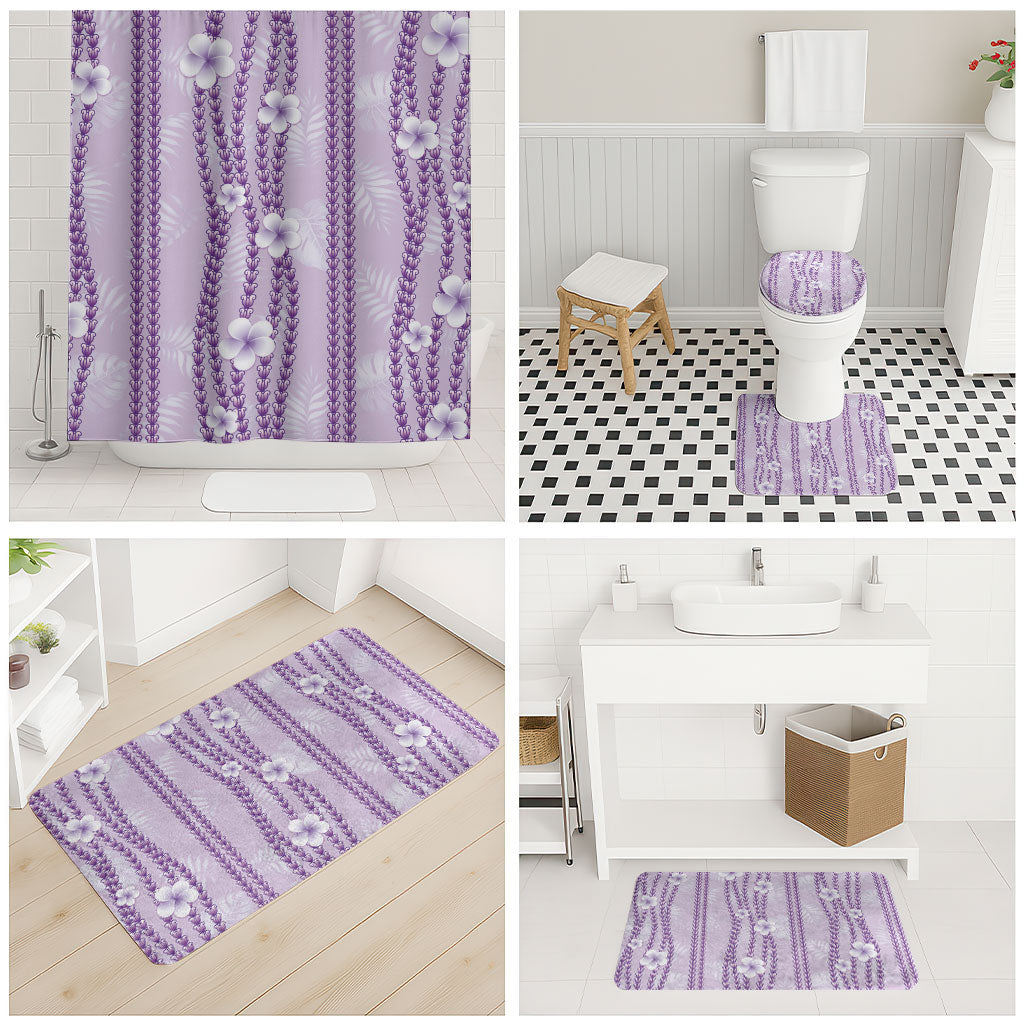 Hawaii Queen Liliuokalani Bathroom Set Lavender Lei Pua Kalaunu LT05 - Polynesian Pride