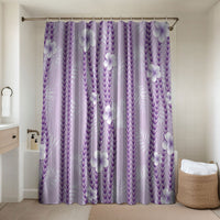 Hawaii Queen Liliuokalani Bathroom Set Lavender Lei Pua Kalaunu LT05 Shower Curtain Only Lavender - Polynesian Pride