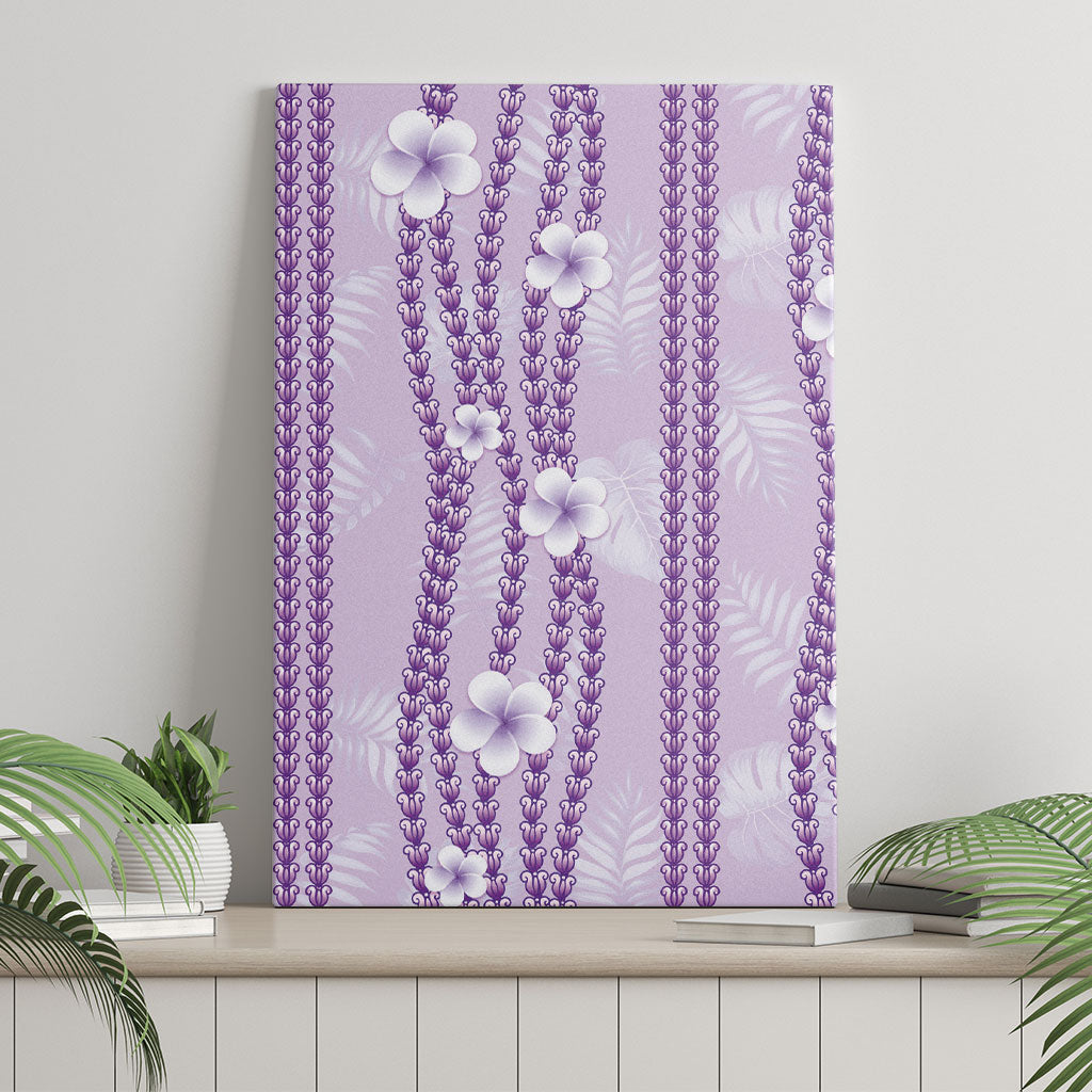 Hawaii Queen Liliuokalani Canvas Wall Art Lavender Lei Pua Kalaunu LT05 - Polynesian Pride