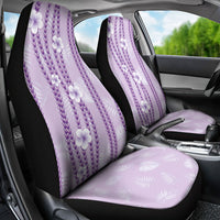 Hawaii Queen Liliuokalani Car Seat Cover Lavender Lei Pua Kalaunu LT05 - Polynesian Pride