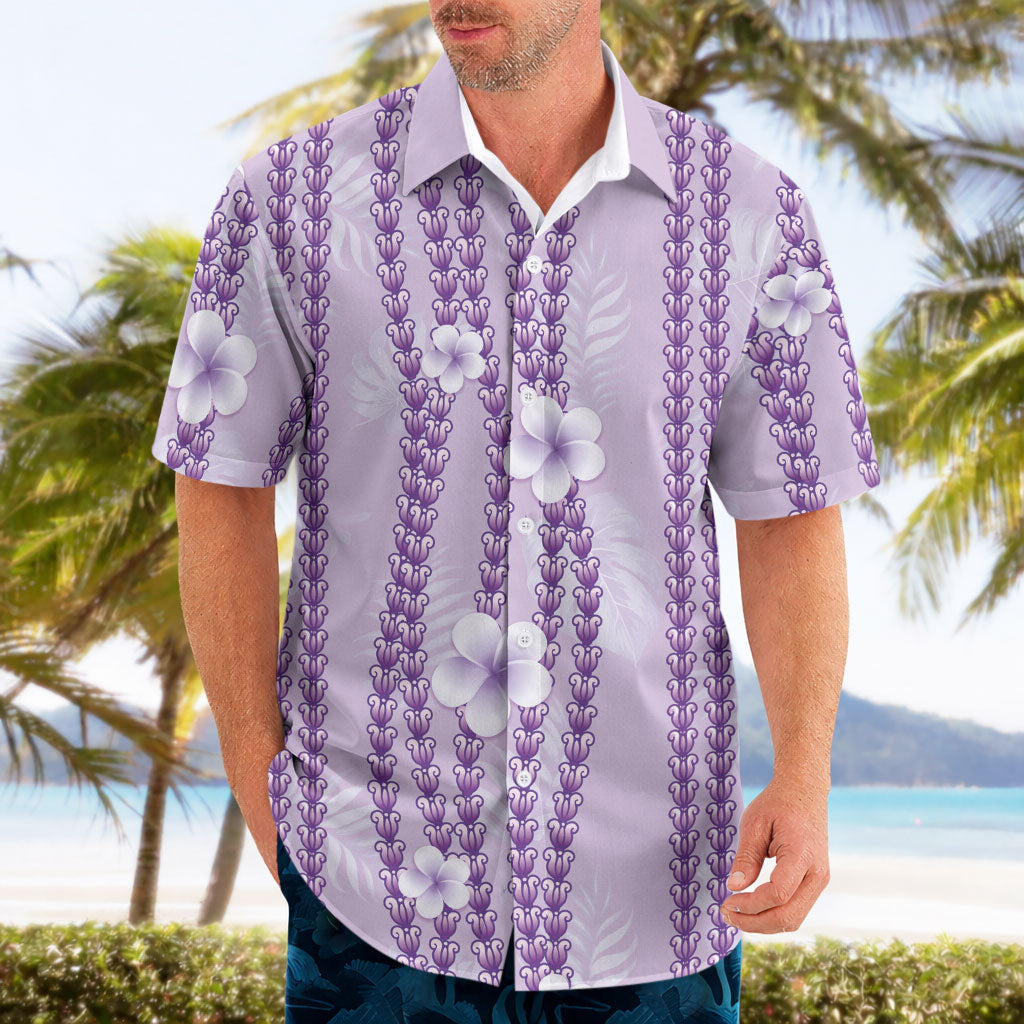 Hawaii Queen Liliuokalani Hawaiian Shirt Lavender Lei Pua Kalaunu LT05 - Polynesian Pride