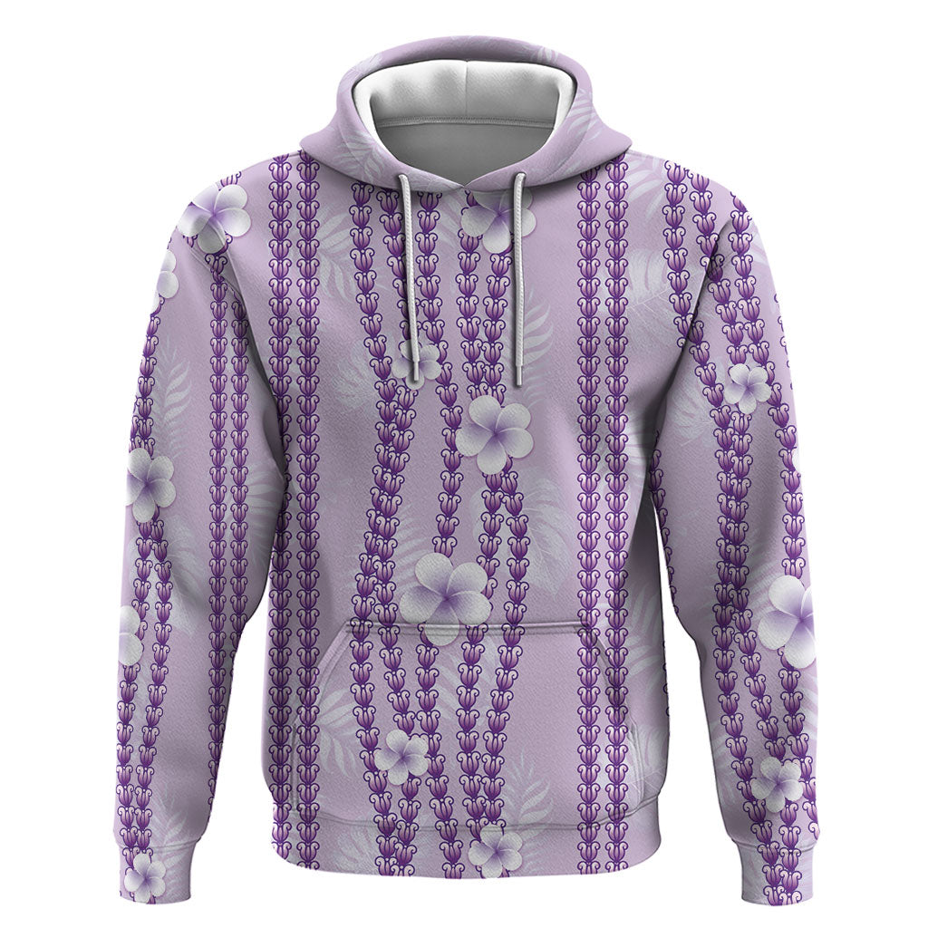 Hawaii Queen Liliuokalani Hoodie Lavender Lei Pua Kalaunu LT05 Pullover Hoodie Lavender - Polynesian Pride