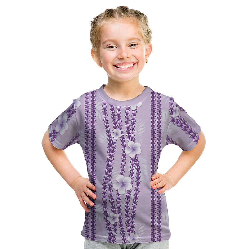 Hawaii Queen Liliuokalani Kid T Shirt Lavender Lei Pua Kalaunu LT05 Lavender - Polynesian Pride