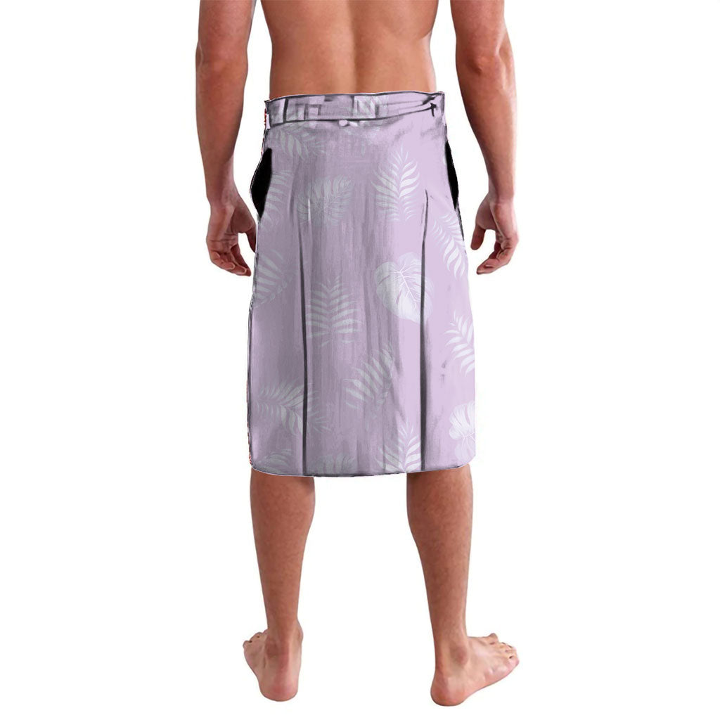Hawaii Queen Liliuokalani Lavalava Lavender Lei Pua Kalaunu LT05 - Polynesian Pride