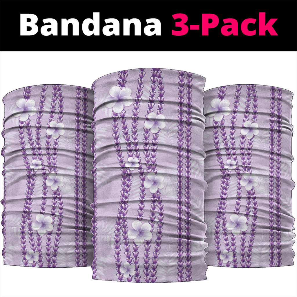 Hawaii Queen Liliuokalani Neck Gaiter Lavender Lei Pua Kalaunu LT05 package One Size: 25*50cm Lavender - Polynesian Pride