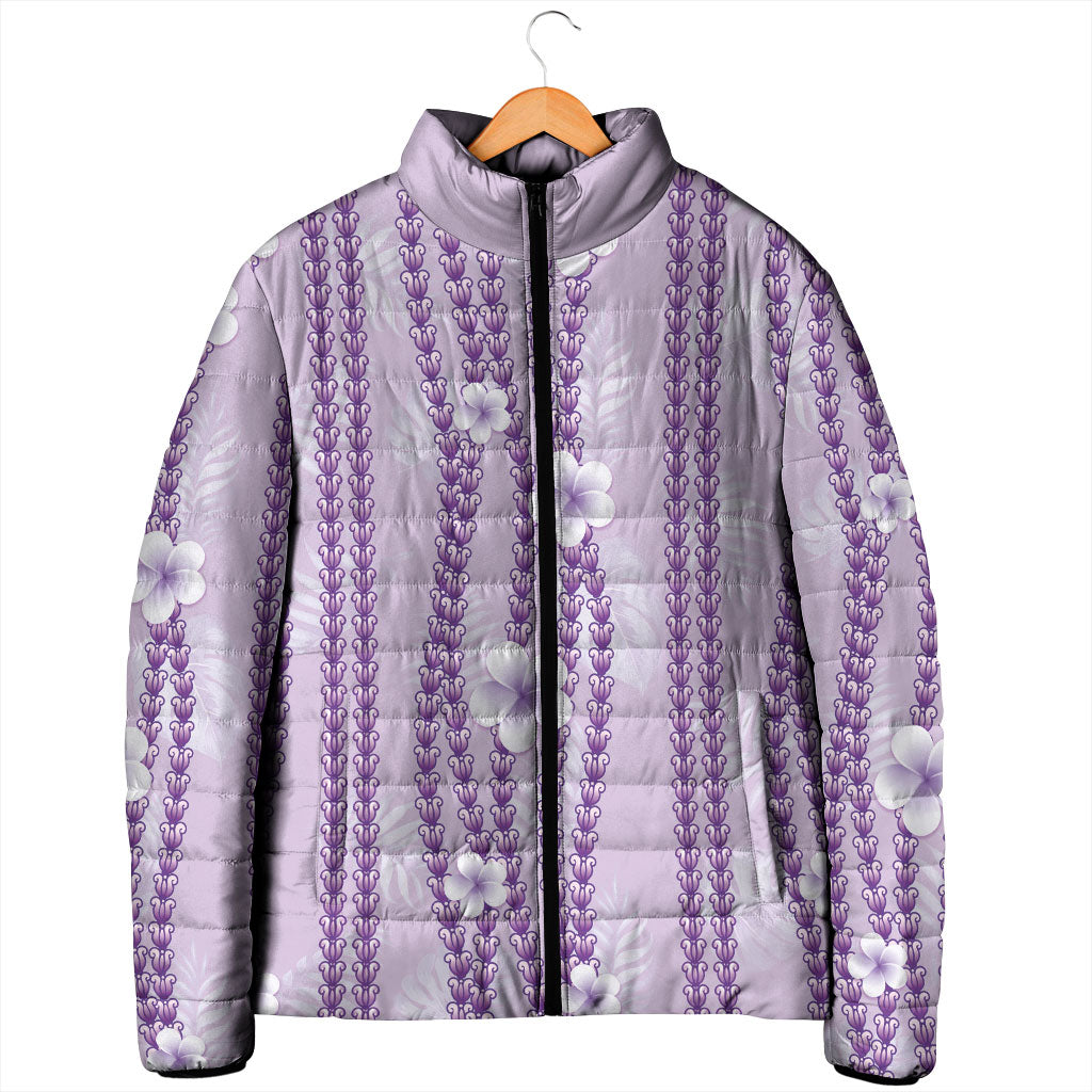 Hawaii Queen Liliuokalani Padded Jacket Lavender Lei Pua Kalaunu LT05 - Polynesian Pride