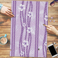 Hawaii Queen Liliuokalani Puzzle Lavender Lei Pua Kalaunu LT05 Lavender - Polynesian Pride