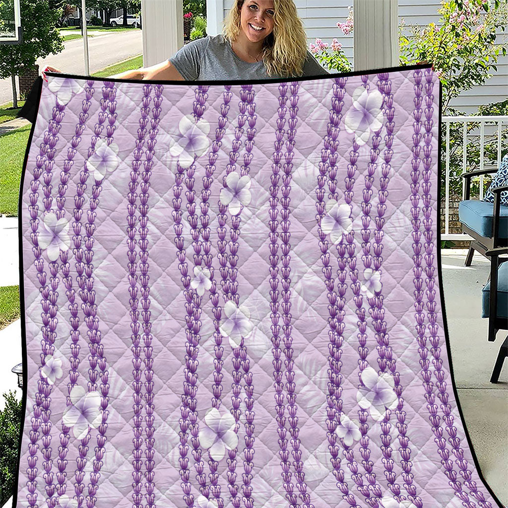 Hawaii Queen Liliuokalani Quilt Lavender Lei Pua Kalaunu LT05 Lavender - Polynesian Pride