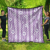 Hawaii Queen Liliuokalani Quilt Lavender Lei Pua Kalaunu LT05 - Polynesian Pride