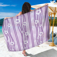 Hawaii Queen Liliuokalani Sarong Lavender Lei Pua Kalaunu LT05 One Size 44 x 66 inches Lavender - Polynesian Pride