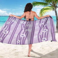 Hawaii Queen Liliuokalani Sarong Lavender Lei Pua Kalaunu LT05 - Polynesian Pride