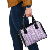 Hawaii Queen Liliuokalani Shoulder Handbag Lavender Lei Pua Kalaunu LT05 - Polynesian Pride