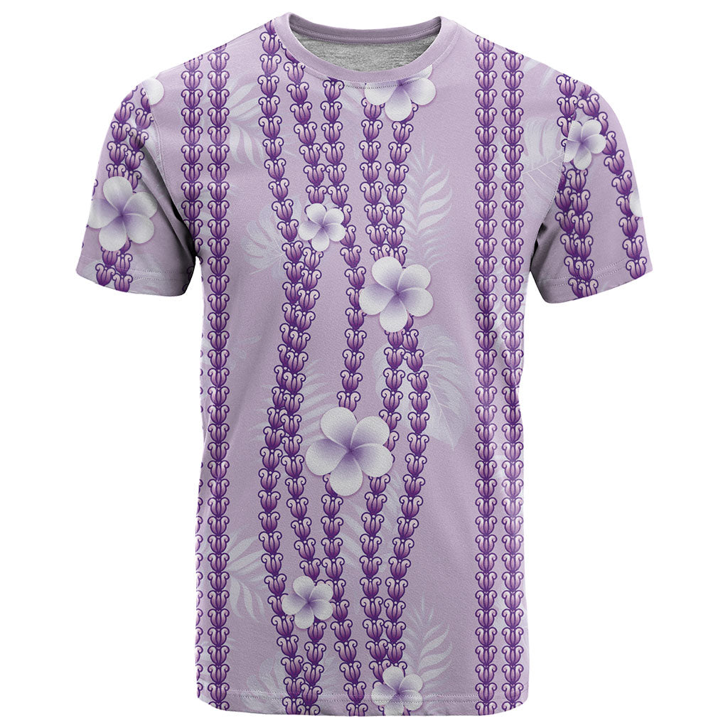 Hawaii Queen Liliuokalani T Shirt Lavender Lei Pua Kalaunu LT05 Lavender - Polynesian Pride