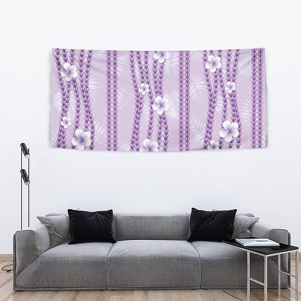 Hawaii Queen Liliuokalani Tapestry Lavender Lei Pua Kalaunu LT05 - Polynesian Pride