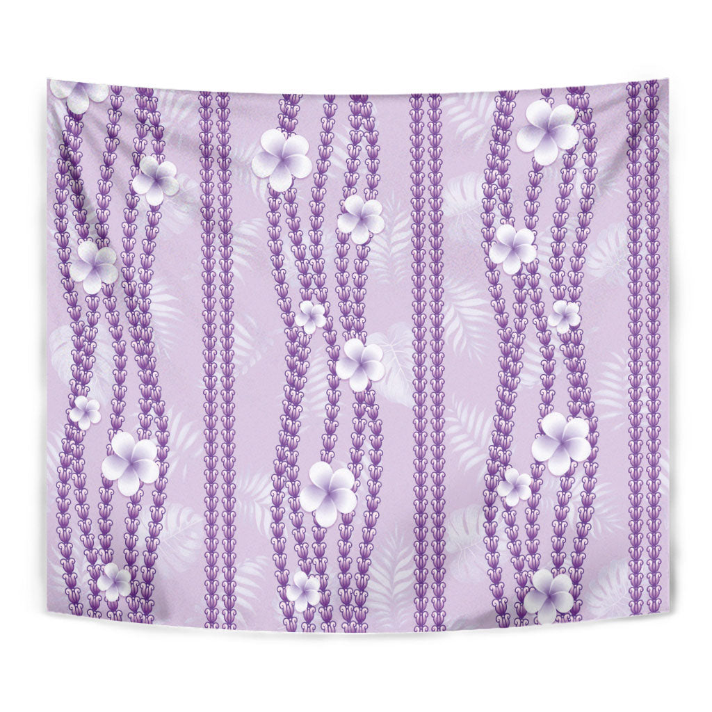 Hawaii Queen Liliuokalani Tapestry Lavender Lei Pua Kalaunu LT05 - Polynesian Pride