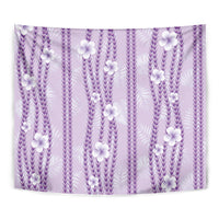 Hawaii Queen Liliuokalani Tapestry Lavender Lei Pua Kalaunu LT05 - Polynesian Pride