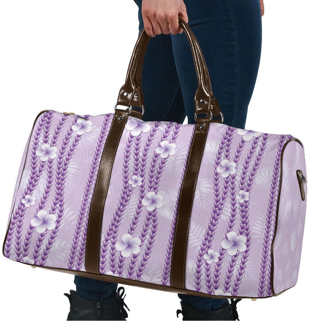 Hawaii Queen Liliuokalani Travel Bag Lavender Lei Pua Kalaunu LT05 - Polynesian Pride