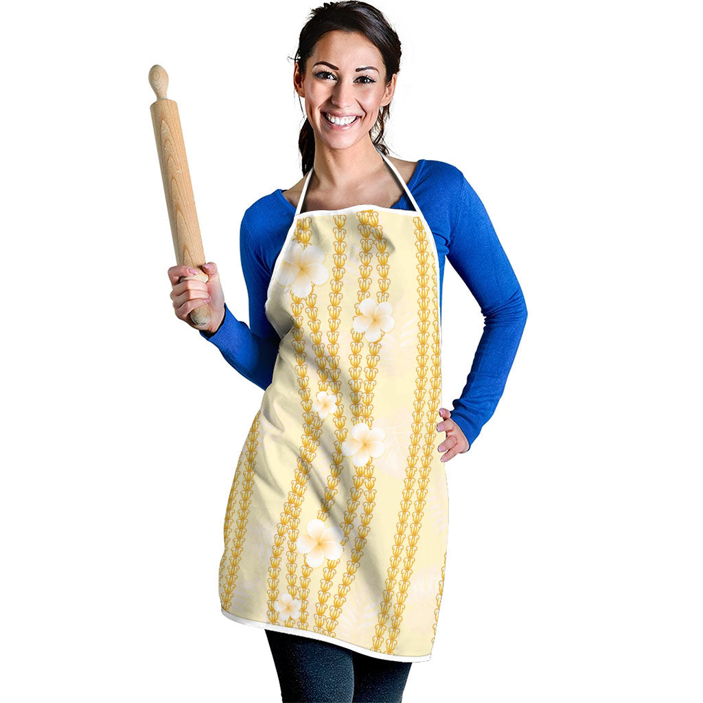 Hawaii Queen Liliuokalani Apron Gold Lei Pua Kalaunu LT05 - Polynesian Pride