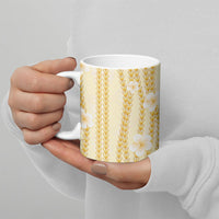 Hawaii Queen Liliuokalani Ceramic Mug Gold Lei Pua Kalaunu LT05 - Polynesian Pride
