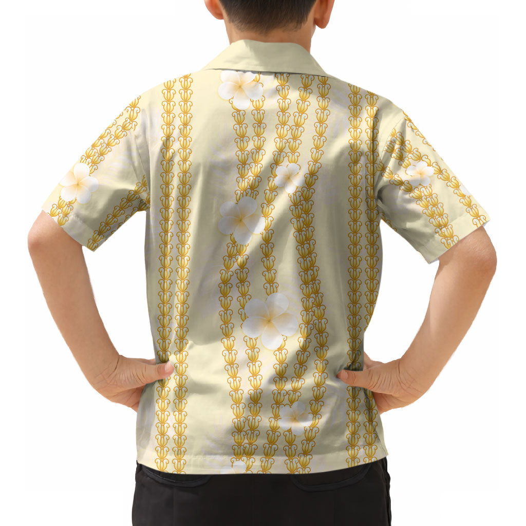 Hawaii Queen Liliuokalani Kid Hawaiian Shirt Gold Lei Pua Kalaunu LT05 - Polynesian Pride