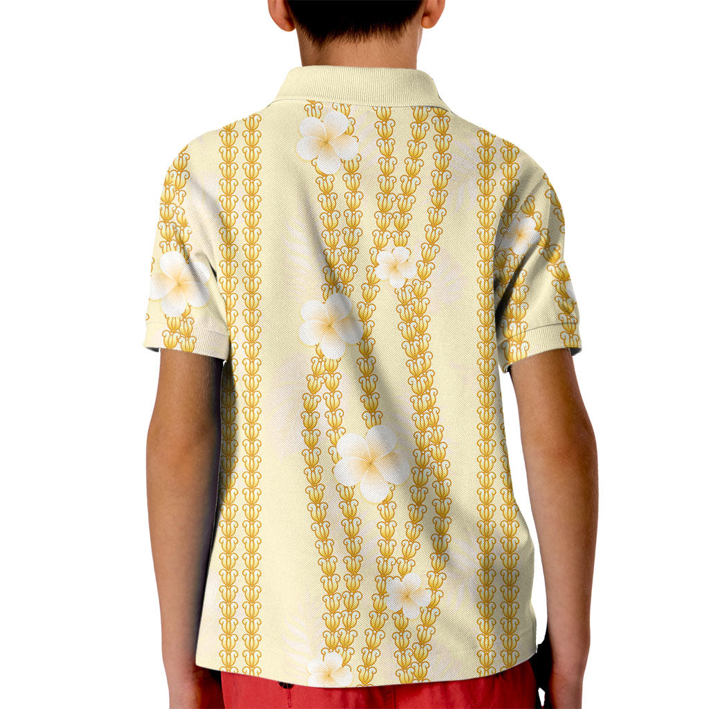 Hawaii Queen Liliuokalani Kid Polo Shirt Gold Lei Pua Kalaunu LT05 - Polynesian Pride
