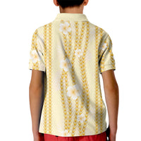 Hawaii Queen Liliuokalani Kid Polo Shirt Gold Lei Pua Kalaunu LT05 - Polynesian Pride