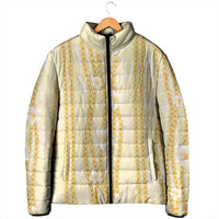 Hawaii Queen Liliuokalani Padded Jacket Gold Lei Pua Kalaunu LT05 - Polynesian Pride