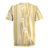Hawaii Queen Liliuokalani Rugby Jersey Gold Lei Pua Kalaunu LT05 - Polynesian Pride