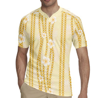 Hawaii Queen Liliuokalani Rugby Jersey Gold Lei Pua Kalaunu LT05 - Polynesian Pride