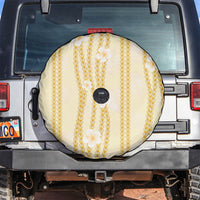Hawaii Queen Liliuokalani Spare Tire Cover Gold Lei Pua Kalaunu LT05 Gold - Polynesian Pride