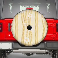 Hawaii Queen Liliuokalani Spare Tire Cover Gold Lei Pua Kalaunu LT05 - Polynesian Pride