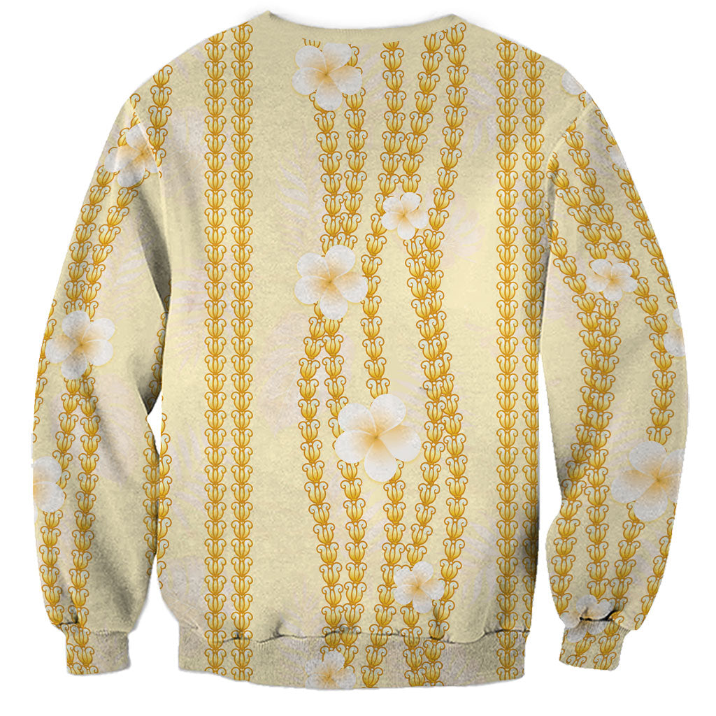 Hawaii Queen Liliuokalani Sweatshirt Gold Lei Pua Kalaunu LT05 - Polynesian Pride