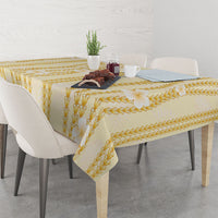 Hawaii Queen Liliuokalani Tablecloth Gold Lei Pua Kalaunu LT05 - Polynesian Pride