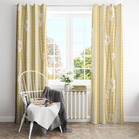 Hawaii Queen Liliuokalani Window Curtain Gold Lei Pua Kalaunu LT05 - Polynesian Pride