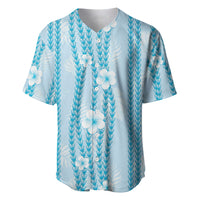 Hawaii Queen Liliuokalani Baseball Jersey Blue Lei Pua Kalaunu LT05 Blue - Polynesian Pride