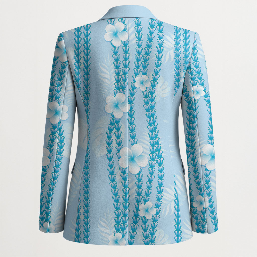 Hawaii Queen Liliuokalani Blazer Blue Lei Pua Kalaunu LT05 - Polynesian Pride