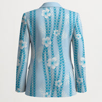 Hawaii Queen Liliuokalani Blazer Blue Lei Pua Kalaunu LT05 - Polynesian Pride