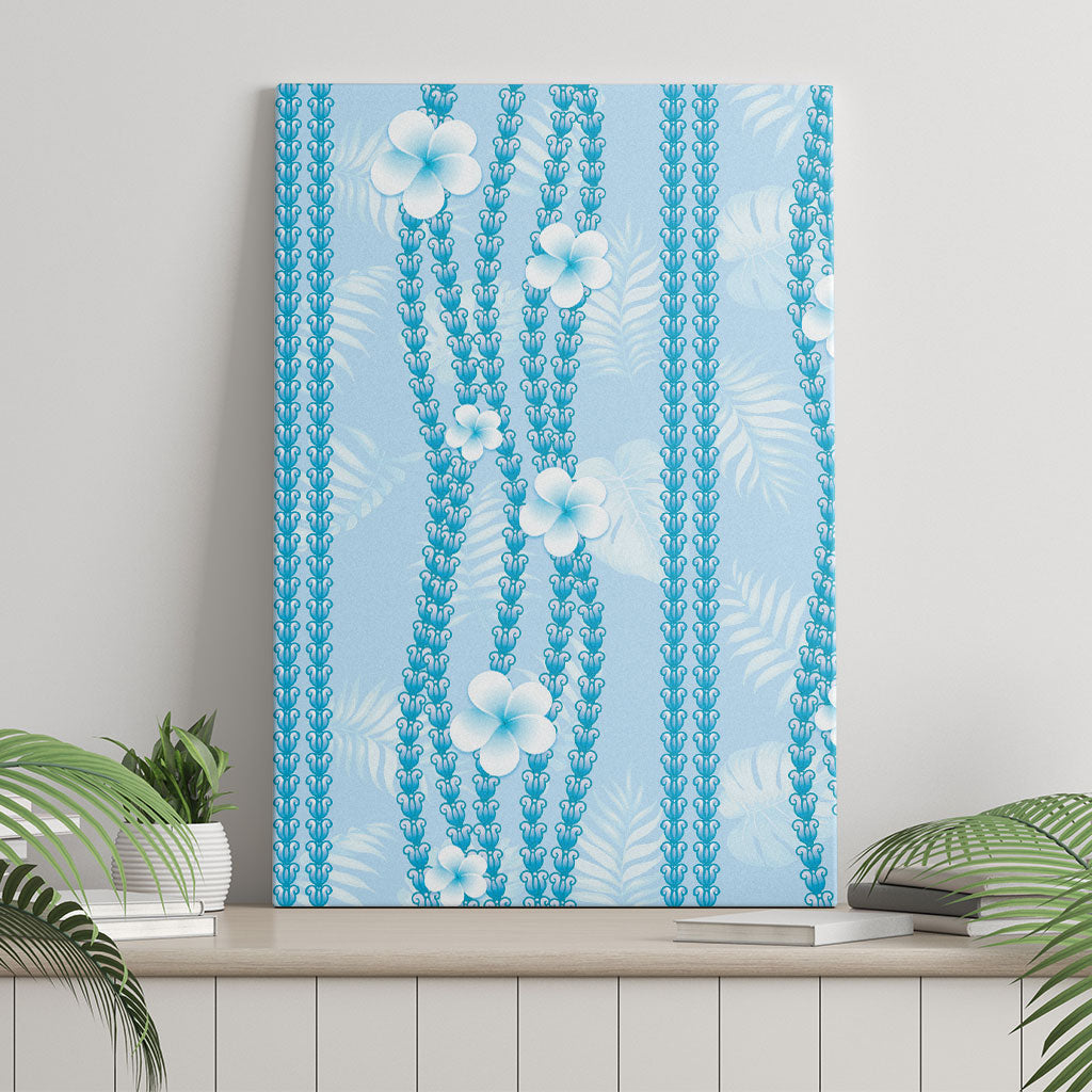 Hawaii Queen Liliuokalani Canvas Wall Art Blue Lei Pua Kalaunu LT05 - Polynesian Pride