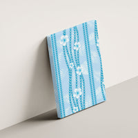 Hawaii Queen Liliuokalani Canvas Wall Art Blue Lei Pua Kalaunu LT05 - Polynesian Pride
