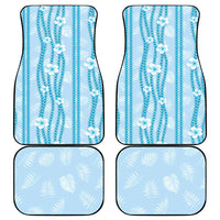 Hawaii Queen Liliuokalani Car Mats Blue Lei Pua Kalaunu LT05 - Polynesian Pride
