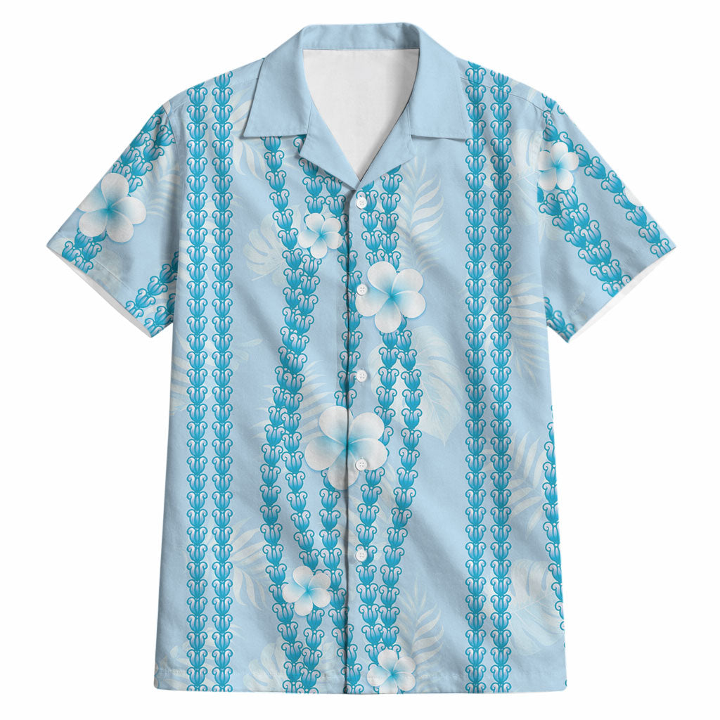 Hawaii Queen Liliuokalani Hawaiian Shirt Blue Lei Pua Kalaunu LT05 Blue - Polynesian Pride
