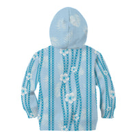 Hawaii Queen Liliuokalani Kid Hoodie Blue Lei Pua Kalaunu LT05 - Polynesian Pride