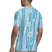 Hawaii Queen Liliuokalani Rugby Jersey Blue Lei Pua Kalaunu LT05 - Polynesian Pride