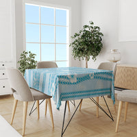 Hawaii Queen Liliuokalani Tablecloth Blue Lei Pua Kalaunu LT05 - Polynesian Pride